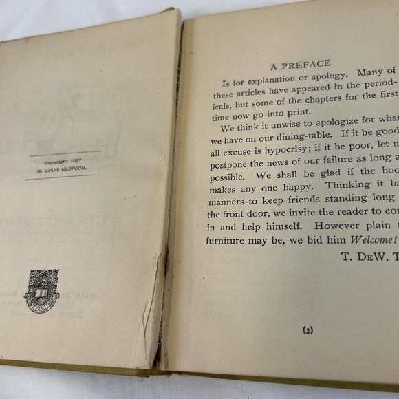 1897 Crumbs Swept Up T. De Witt Talmage Christian Herald Klopsch - Picture 4 of 15